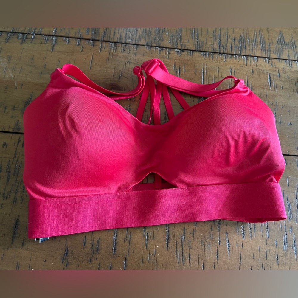 Red Victoria Secrets Sports Bra